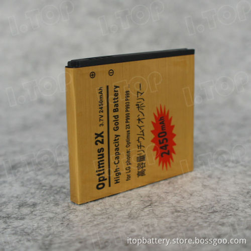 2450mAh Gold Business Battery For LG Optimus 2X P990 P993 P999 Mobile Phone, FL-53HN Battery